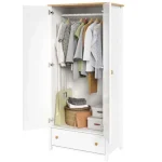 Otroška soba MOLLY . Otroška soba MOLLY je narejena iz kvalitetne laminirane plošče s ABS robovi. V ceni je vključeno: 1 x garderobna omara (Dvovratna