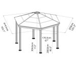 PALRAM ROMA PAVILJON, SIVA/BRONZA - slika 12