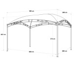 PAVILJON NATERIAL OCCO 300X400 BEL - slika 5