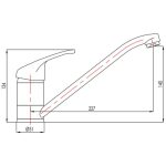 PIPA KUHINJSKA BLITZ BLITZ 610, STOJEČA 2 CEVI - slika 7