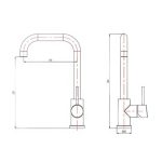 PIPA KUHINJSKA BLITZ BLITZ K 202/3 NIZKOTLAČNA 3 CEVI - slika 6