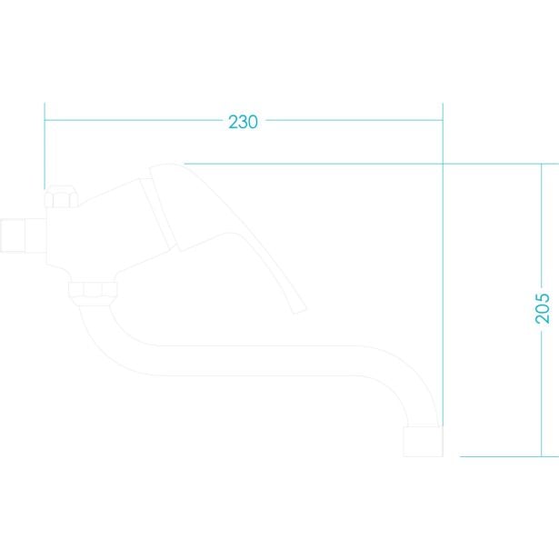 PIPA KUHINJSKA MQ LANA, STENSKA, ZA GRELNIK VODE PIPA KUHINJSKA MQ LANA, STENSKA, ZA GRELNIK VODE