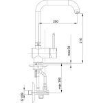 PIPA KUHINJSKA UNITAS FRESH STOJEČE 3 CEVI - slika 4