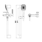 PIPA ZA KAD UNITAS ELITE E30 S PRHO, GIBLJIV O CEVJO IN KONZOLO - slika 4