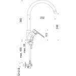 PIPA ZA UMIVALNIK UNITAS INFINITY - STOJEČA NIZKOTLAČNA + KOTNI VENT. - slika 4