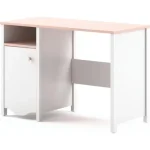 Pisalna miza BELLA je idealna za vsako dekliško sobo. Ima veliko delovne površine in zaradi svoje belo - roza barve, bo navdušena nad njo vsako dekle.