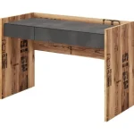 Pisalna miza FERGO . Pisalna miza FERGO je primerna za vsak prostor. Je unikatnega videza in ima veliko delovno površino. Miza ima 2 predala. Material: -