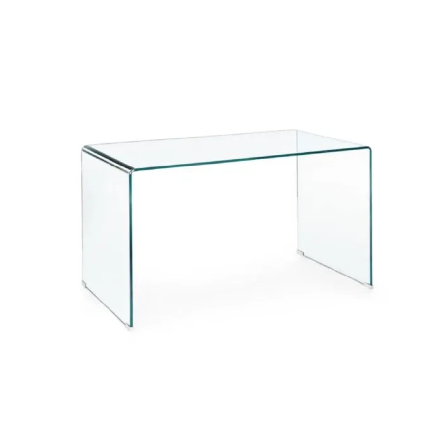 Pisalna miza IRIDE 126X70 . Pisalna miza IRIDE je iz stekla debeline 12mm. Dimenzije: širina: 126cm globina: 70cm višina: 74cm