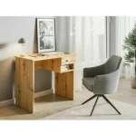 Pisarniška miza ARINA 1 . Pisarniška miza ARINA, je eleganten kos pohištva, ki popestri vsak prostor s svojo obliko in priročnostjo. Narejena je iz