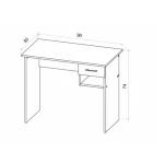 Pisarniška miza ARINA 1 - slika 7