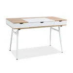 Pisalna miza DENIS je primerna za pisarniške sobe ali kot dodatek v vsak prostor, kjer se uporablja računalnik. Narejena je iz kovine in MDF. Dobavljiva je v