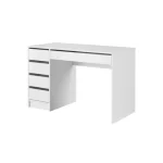 Pisarniška miza TEREZA . Značilnosti TEREZA pisarniške mize je sodobni dizajn, primeren za vsak prostor. Dobavljiva je v beli barvi. Barva: - Bela