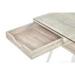 Pisarniška miza ZOJA . Pisalna miza ZOJA je primerna za pisarniške sobe ali kot dodatek v vsak prostor. Narejena je iz kovine in MDF. Delovna površina pa je