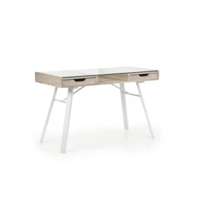 Pisarniška miza ZOJA . Pisalna miza ZOJA je primerna za pisarniške sobe ali kot dodatek v vsak prostor. Narejena je iz kovine in MDF. Delovna površina pa je