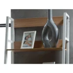 Pisarniški regal LORA . Regal LORA je primeren za pisarniške sobe ali kot dodatek v vsak prostor, kot knjižni regal. Narejena je iz kovine in MDF.