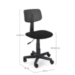 Pisarniški stol ARTEMIS črna . Pisarniški stol ARTEMIS črna ima podlogo ter kolesa iz najlona. Sedež je polnjen s peno in prekrit z 100% mrežasto