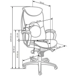 Pisarniški stol DAVID . Pisarniški stol DAVID je vrtljiv in nastavljiv po višini. Ima multiblock funkcijo. Ta funkcija omogoča nastavitev intenzivnosti