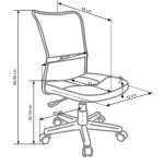Pisarniški stol DINO vijolični . Pisarniški stol DINO je vrtljiv in nastavljiv po višini Je udoben in kvaliteten pisarniški stol, primeren za mladinske