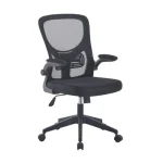 Pisarniški stol LAMA . Pisarniški stol LAMA je klasičen vendar moderen stol. Stol je prekrit z mrežasto tkanino in plastičnem podnožjem. Stol je vrtljiv,