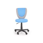 Pisarniški stol TOBI moder . Pisarniški stol TOBI je vrtljiv in nastavljiv po višini. Barve: -siva/modra Dimenzija: - V:78/89 x G:51 x Š:43 cm Nosilnost: