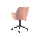 Pisarniški stol VALE . Pisarniški stol VALE je narejen za udobje ter modernost. Ima izredno nežno blago, na otip kot žamet. Ima tudi TILT mehanizem ter