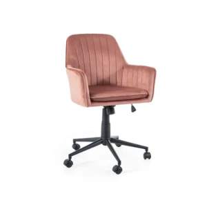 Pisarniški stol VALE . Pisarniški stol VALE je narejen za udobje ter modernost. Ima izredno nežno blago, na otip kot žamet. Ima tudi TILT mehanizem ter