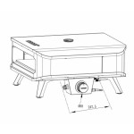 PLINSKA PEČICA ZA PICO COZZE 8KW 43 CM S TERMOMETROM - slika 12