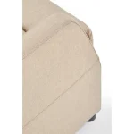 Počivalnik FELIX bež . Privoščite si sprostitev v udobnem fotelju FELIX. Fotelj ima zložljivo hrbtišče in oporo za noge. Sedež omogoča skoraj ravno