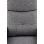 Počivalnik FELIX siva . Privoščite si sprostitev v udobnem fotelju FELIX. Fotelj ima zložljivo hrbtišče in oporo za noge. Sedež omogoča skoraj ravno