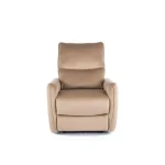 Počivalnik GABI - bež . Počivalnik GABI - bež, je eleganten in zelo udoben kos pohištva, ki je primeren za vsak prostor. Narejen je iz žametne tkanine,