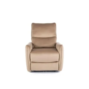 Počivalnik GABI - bež . Počivalnik GABI - bež, je eleganten in zelo udoben kos pohištva, ki je primeren za vsak prostor. Narejen je iz žametne tkanine,