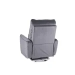 Počivalnik GABI - siva . Počivalnik GABI - siva, je eleganten in zelo udoben kos pohištva, ki je primeren za vsak prostor. Narejen je iz žametne tkanine,