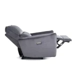 Počivalnik GABI - siva . Počivalnik GABI - siva, je eleganten in zelo udoben kos pohištva, ki je primeren za vsak prostor. Narejen je iz žametne tkanine,