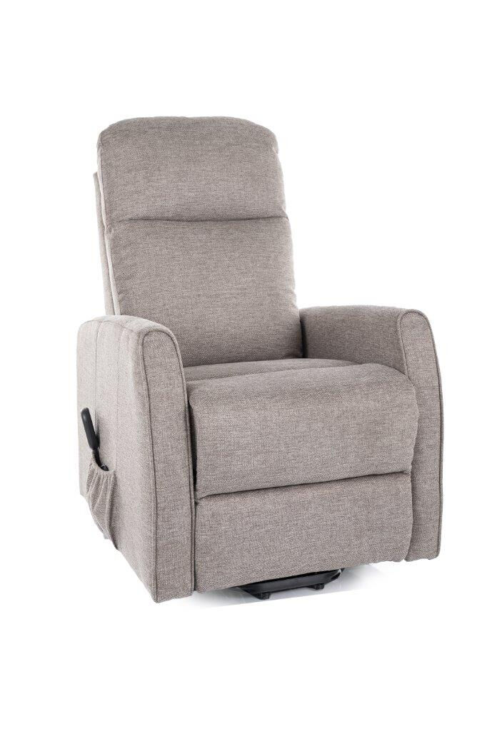 Počivalnik LUNA, je eleganten in zelo udoben kos pohištva, ki je primeren za vsak prostor. Narejen je iz blaga, kar zagotavlja prijetno sedenje oziroma