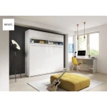 Podaljšek za vodoravno posteljo ZVONČEK PRO2 - beli visoki sijaj . Podaljšek za vodoravno posteljo je funkcionalen, viseč podaljšek ki vašo posteljo