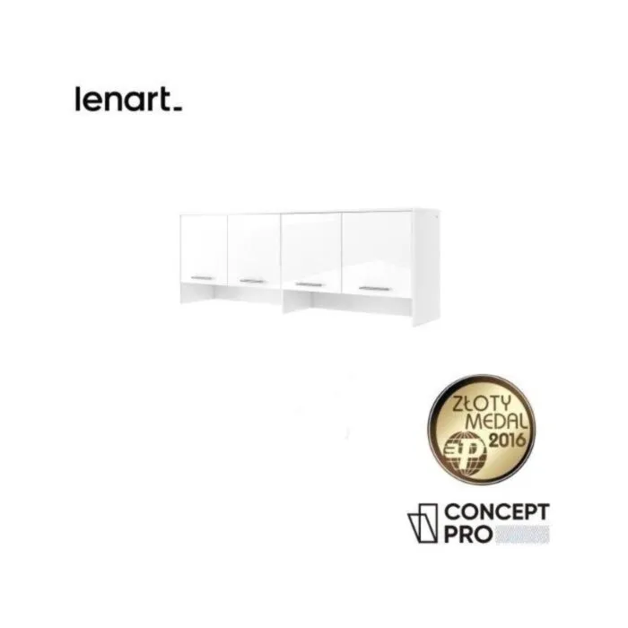 Podaljšek za vodoravno posteljo ZVONČEK PRO2 - beli visoki sijaj Podaljšek za vodoravno posteljo ZVONČEK PRO2 - beli visoki sijaj . Podaljšek za vodoravno posteljo je funkcionalen, viseč podaljšek ki vašo posteljo