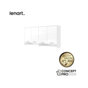 Podaljšek za vodoravno posteljo ZVONČEK PRO3 - bela visoki sijaj . Podaljšek za vodoravno posteljo je funkcionalen, viseč podaljšek ki vašo posteljo