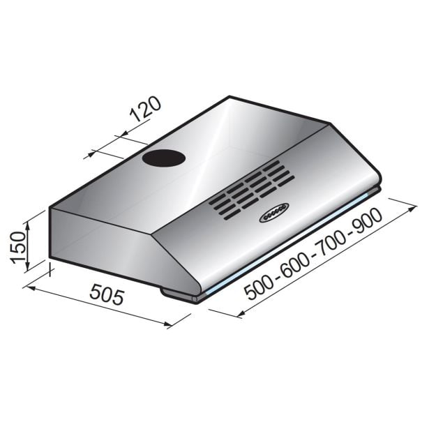 podvgradna-kuhinjska-napa-siccabo-standard-evo-60-inox-3022870-1 PODVGRADNA KUHINJSKA NAPA SICCABO STANDARD EVO 60 INOX - slika 5