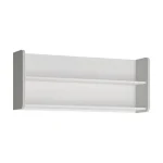 Polica ALBA 2, je popolna izbira za vsak prostor, kjer potrebujete več prostora za shranjevanje in orgaizacijo. Izdelana je iz MDF-ja in opremljena z ABS