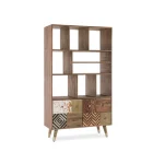 Poličnik 2A DHAVAL . Poličnik 2A DHAVAL je eleganten kos pohištva, ki popestri vaš prostor. Njen poseben dizajn vas bo navdušil, saj prinese vašemu