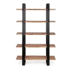 Poličnik ARTUR ima police iz akacijevega lesa, okvir je iz kovine. Material: - Akacijev les - Kovina Barva: - Črne noge - Les Dimenzije: širina: 110cm