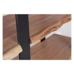 Poličnik ARTUR ima police iz akacijevega lesa, okvir je iz kovine. Material: - Akacijev les - Kovina Barva: - Črne noge - Les Dimenzije: širina: 110cm