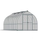 POLIKARBONATNI RASTLINJAK PALRAM BELLA 8X16 SREBRNA Š244 X D490 X V219