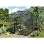 POLIKARBONATNI RASTLINJAK VITAVIA APOLLO 5000 VP6MM 2X2.6M ČRNA