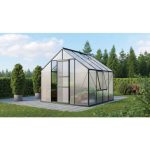 POLIKARBONATNI RASTLINJAK VITAVIA MERIDIAN 1 6700 VP4MM SMARAGDNA 2.6X2.6M