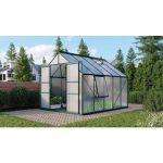 POLIKARBONATNI RASTLINJAK VITAVIA MERIDIAN 2 8300 VP4MM SMARAGDNA 2.6MX3.2M