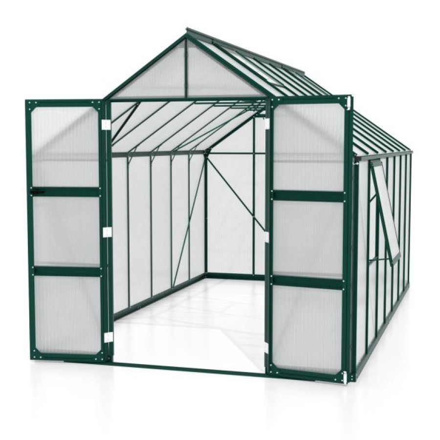 POLIKARBONATNI RASTLINJAK VITAVIA OLYMP 11500 HKP6MM SMARAGDNA 254X257X448 - slika 2
