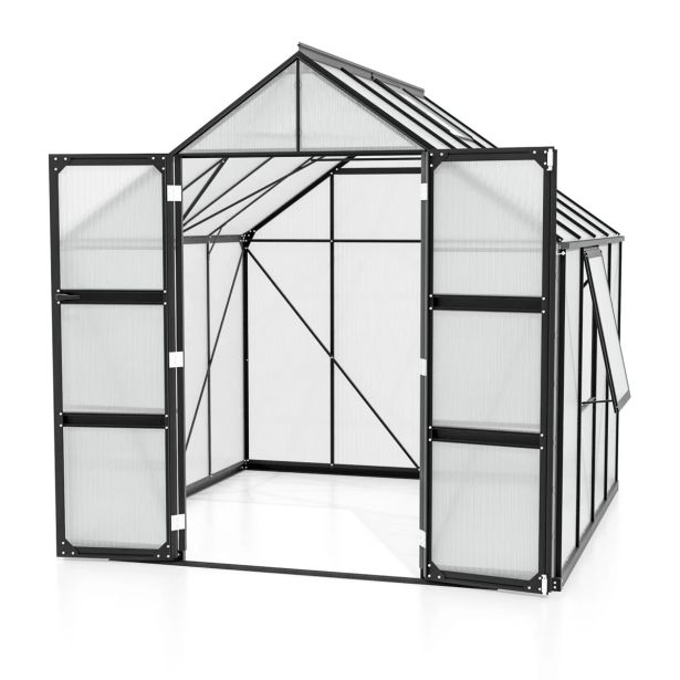 polikarbonatni-rastlinjak-vitavia-olymp-6700-hkp4mm-crna-254x258x254-3448940-1 POLIKARBONATNI RASTLINJAK VITAVIA OLYMP 6700 HKP4MM ČRNA 254X258X254 - slika 2