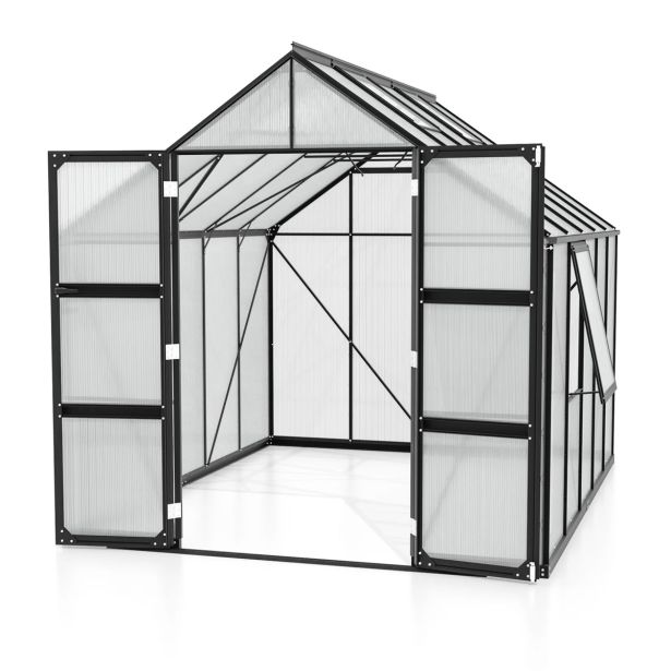 polikarbonatni-rastlinjak-vitavia-olymp-8300-hkp6mm-crna-254x257x324-3448944-1 POLIKARBONATNI RASTLINJAK VITAVIA OLYMP 8300 HKP6MM ČRNA 254X257X324 - slika 2