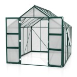 POLIKARBONATNI RASTLINJAK VITAVIA OLYMP 8300 HKP6MM SMARAGDNA 254X257X324 - slika 2